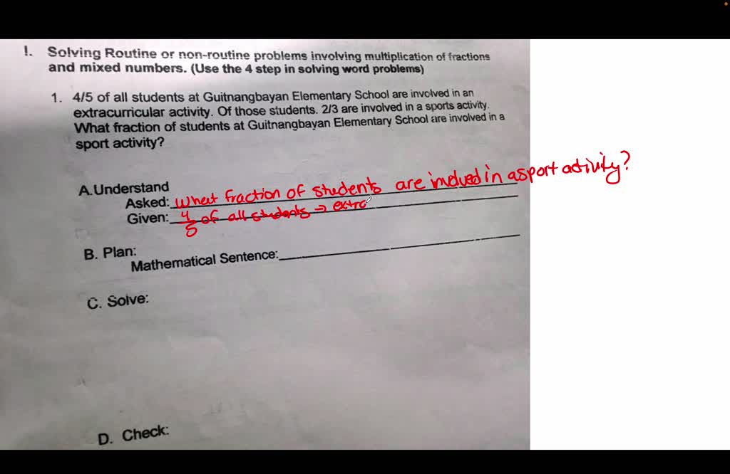SOLVED: pa sagut po =nonsense -report Solving Routine or non-routine ...