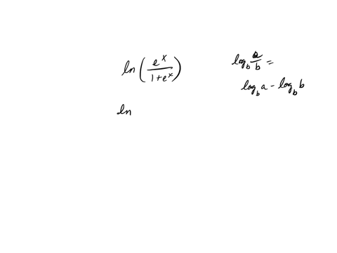 use-the-laws-of-logarithms-to-expand-and-simplify-the-expression-ln-ex-1-ex