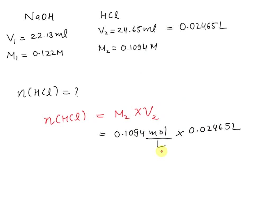 SOLVED The following acid solutions were titrated to the equivalence