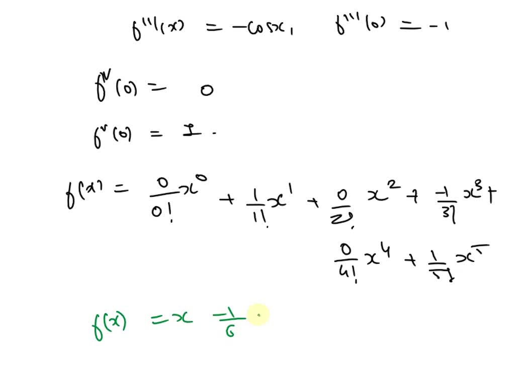 SOLVED: Let's examine the Maclaurin series formula and its interval of ...