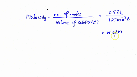 for-each-of-the-following-solutions-the-number-of-moles-of-solute-is-given-followed-by-the-total-volume-of-the-solution-prepared-calculate-the-molarity-of-each-solution-a-0586-mol-kbr-125-ml-08392