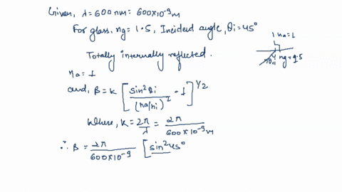 problem-5-hecht-487-light-having-vacuum-wavelength-of-600-nm-travelling-in-glass-ng-ls0-block-is-incident-450-on-glass-air-interface-it-is-then-totally-internally-reflected_-delermine-the-di-27583