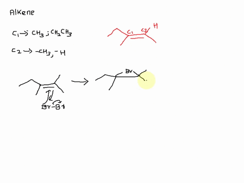 the-major-product-of-this-reaction-exists-as-two-stereoisomers-draw-both-isomers-show-all-hydrogen-atoms-in-the-structures-use-wedge-and-dash-bonds-to-indicate-the-stereochemistry-an-alkene-63745