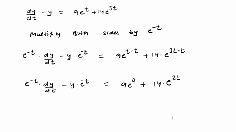 1-point-solve-the-initial-value-problem-dy-y-9-14e3t-dt-with-y0-4-y-77884