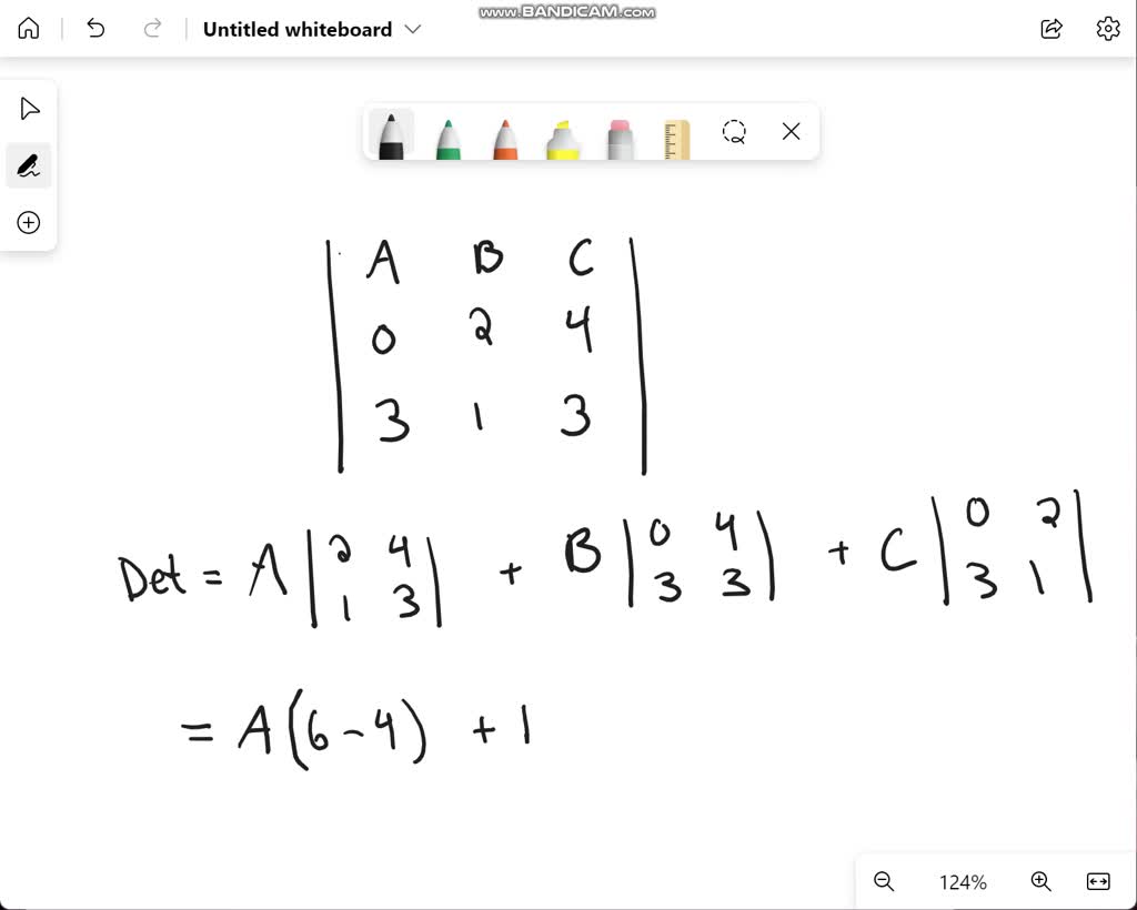 solved-a-find-the-determinant-of-an-arbitrary-3-3-matrix-b-find