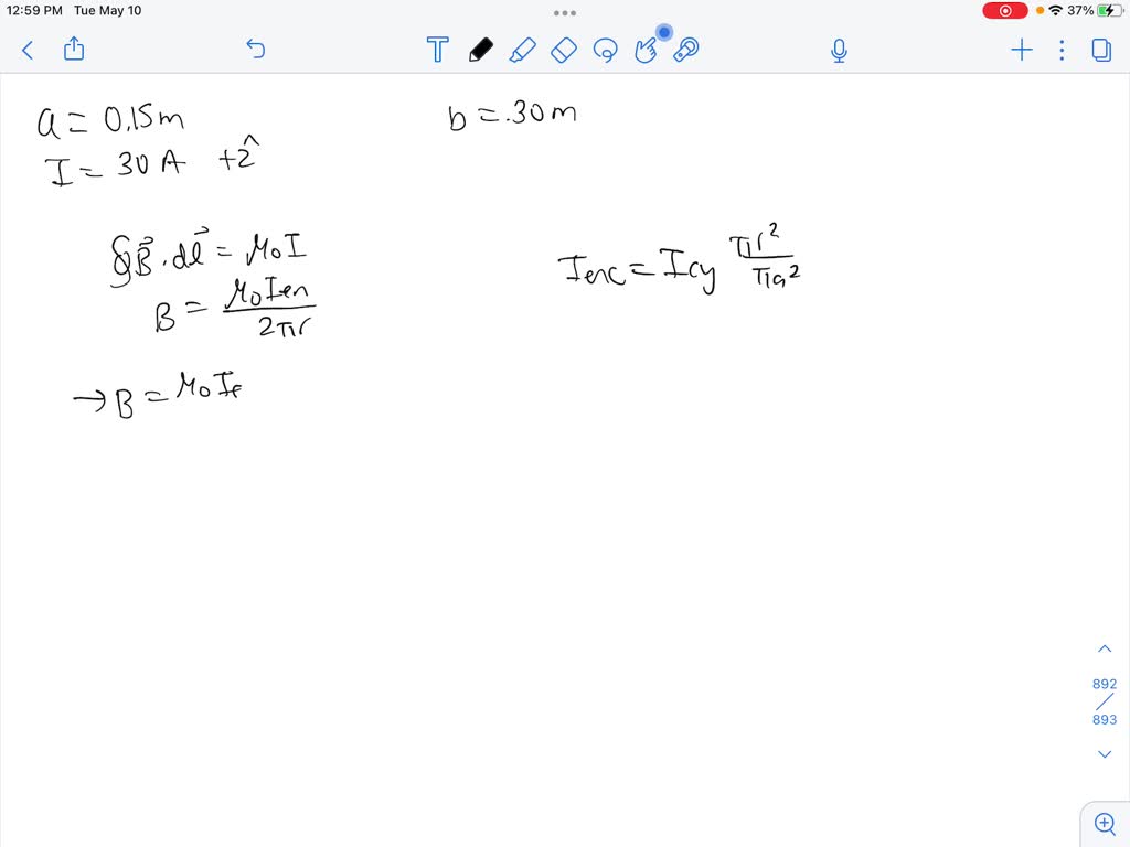 SOLVED: A rigid conductive rod of length L=9m is rotated by the z-axis ...