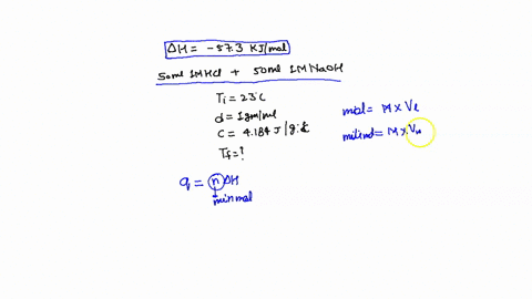the-molar-enthalpy-change-for-the-neutralization-reaction-hci-aq-naoh-aq-nacl-aq-hzo-i-is-ah-573-kmol-this-is-an-exothermic-reaction-which-means-heat-is-released-the-heat-released-by-this-re-32246