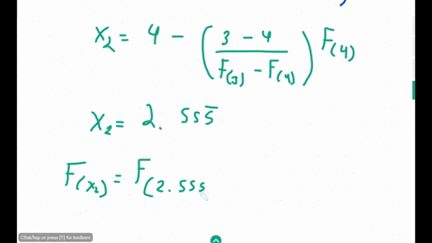 use-secant-method-with-initial-guesses-x0-3-and-x14-to-find-the-value-of-the-root-in-the-second-iteration-for-the-function-fx-2-x3-3-xa2x-6-1-point-22-28-2-23-48656
