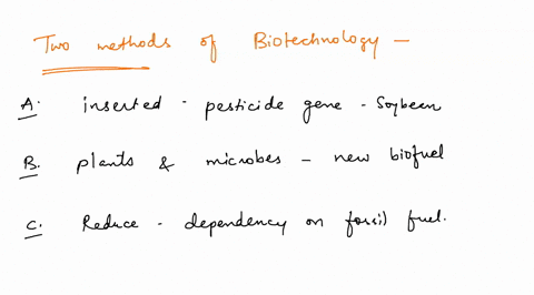 two-methods-of-biotechnology-used-by-scientists-are-described-below-process-a-inserted-a-pesticide-gene-into-a-soybean-process-b-used-plants-and-microorganisms-to-create-a-new-biofuel-which-31584
