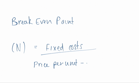 the-break-even-point-is-estimated-by-a-multiplying-revenue-per-unit-times-the-quantity-sold-b-dividing-fixed-contribution-per-unit-by-variable-costs-c-multiplying-fixed-costs-by-contribution-71247