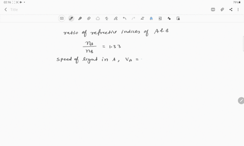 the-refractive-indices-of-materials-a-and-b-have-a-ratio-of-n_a-n_b133-the-speed-of-light-in-materia-73452
