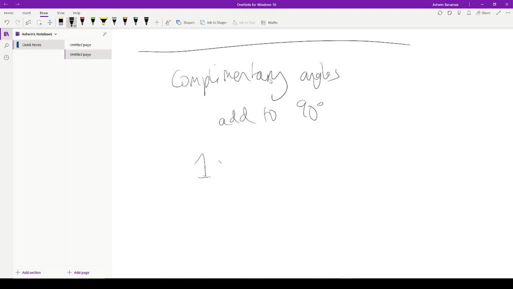 SOLVED: Two angles whose sum is 180Â° are supplementary angles. Find