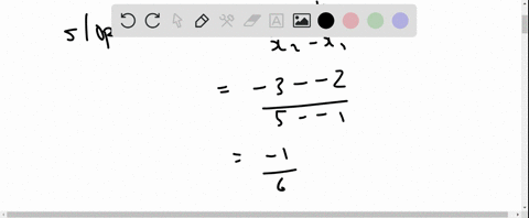 find-the-equation-in-terms-of-x-of-the-line-through-the-points-1-2-and-5-3