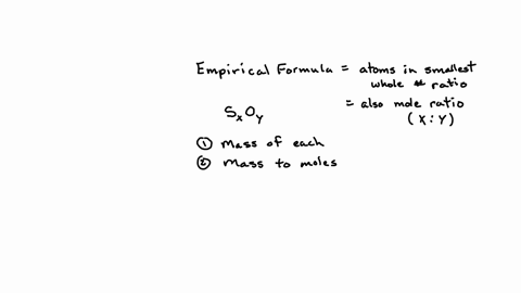 compound-is-found-to-contain-5005-sulfur-and-4995-oxygen-by-weight-what-is-the-empirical-formula-of-compound-molar-mass-of-sulfur-32-gmol-oxygen-16-gmol-soz-szo3-so3-so-58993