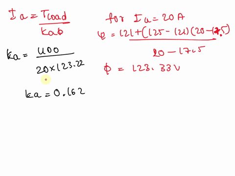 5-a-dc-shunt-motor-has-an-armature-resistance-of-004-ohm-and-the-field-winding-resistance-of-1o-ohmthe-motor-is-coupled-to-an-overhauling-load-with-a-torque-of-400-nmthe-following-magnetizat-40253