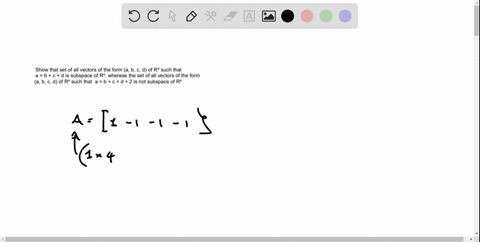 show-that-set-of-all-vectors-of-the-form-a-b-c-d-of-rt-such-that-a-b-d-is-subspace-of-r4-whereas-the-set-of-all-vectors-of-the-form-ab-c-d-of-rt-such-that-a-b-c-d-2-is-not-subspace-of-r4-10313
