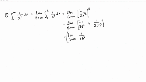 for-each-of-the-following-improper-integrals-i-express-the-integral-as-a-limit-of-proper-integrals-and-ii-then-by-evaluating-the-limit-determine-if-the-integral-converges-or-diverges-and-if-it-converg