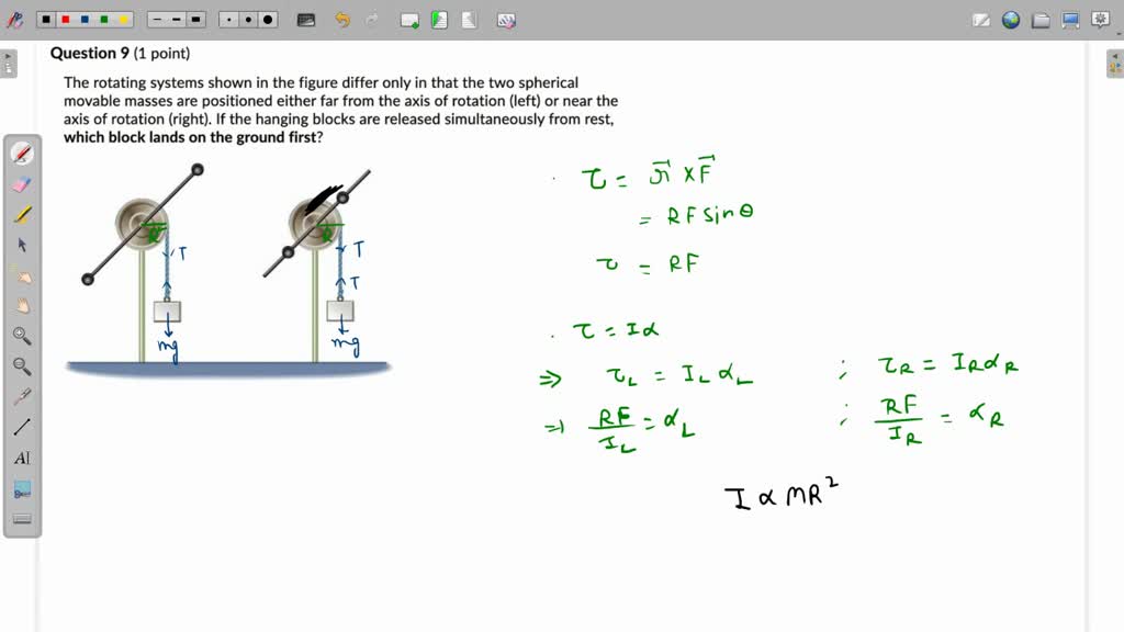 Question cr. 06 * Choose the option that could be a possible rotation ...