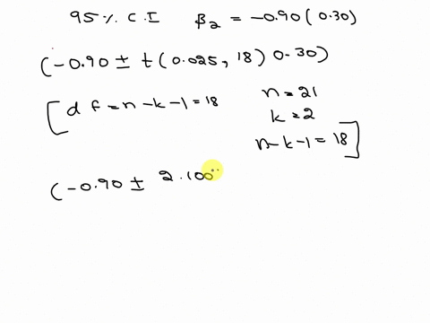 setup-consider-data-on-per-capita-beer-consumption-y-per-capita-real-income-t1-and-the-relative-price-of-beer-12-the-linear-regression-model-y-bo-b1il-bz2-is-estimated-from-n-21-observations-56112
