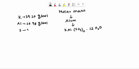 calculate-the-molar-mass-of-the-alum-that-will-be-prepared-in-the-experiment-kaiso4212h0_-what-is-the-net-ionic-equation-for-the-reaction-between-aluminum-hydroxide-and-sulfuric-acid-hint-al-88747