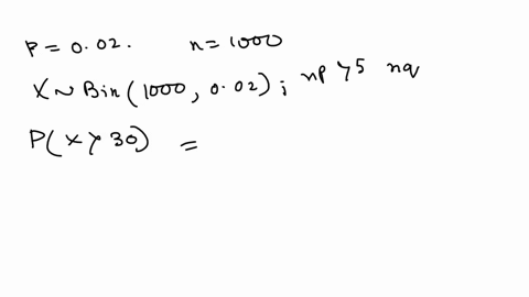 if-2-of-a-large-shipment-of-components-are-known-to-be-defective-what-is-the-probability-that-a-random-sample-of-1000-components-will-contain-more-than-30-defectives-96624