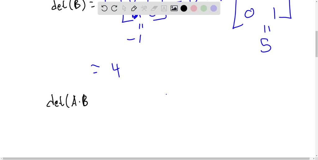 SOLVED: Given The Following Matrices A : AndB [i] Calculate 2 A-B [ii ...