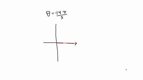 sketch-theta-frac14-pi3-in-standard-position