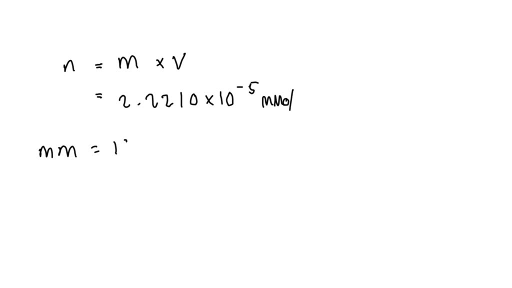 SOLVED A chemist adds 120.0mL of a ×1.8510−4/mmolL copper(II) fluoride