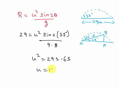 a-soccer-player-can-kick-the-ball-29-m-on-level-ground-with-its-initial-velocity-at-37-degrees-to-the-horizontal-at-the-same-initial-speed-and-angle-to-the-horizontal-what-horizontal-distanc-00342
