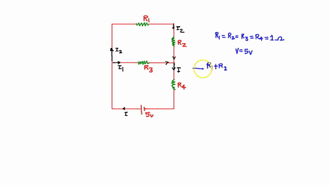 consider-figure-below_-assume-that-r-r-r-r-ohm-and-vo-5-v-a-find-the-equivalent-resistance-of-the-circuit-the-total-current-through-the-battery-and-the-total-power-dissipated-by-the-circuit-63362