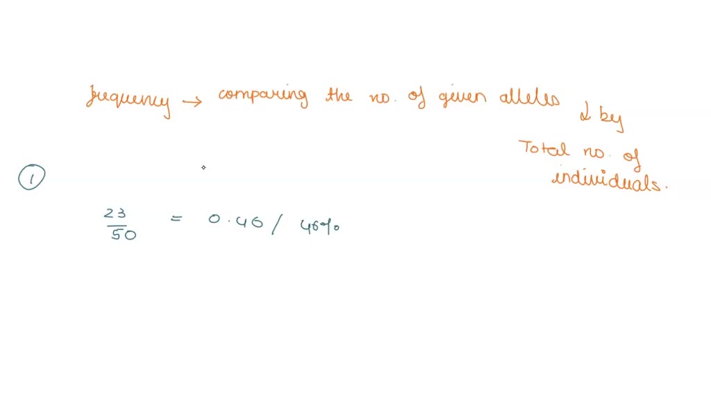 experiment 1 genetic variation post lab questions