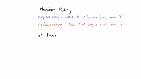 which-one-of-the-following-statements-is-incorrectselect-one-aan-expansionary-monetary-policy-entails-a-decrease-in-the-interest-rate-to-increase-the-demand-for-goods-in-the-economy-bthe-result-of-the