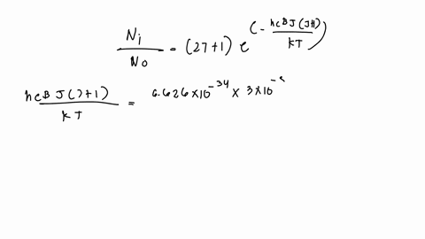 the-vibrational-and-rotational-constants-for-hf-molecule-are-we-41385-cm-and-be-20939-cm-cm-corresponds-to-198645-10-23-jkb-138065-10-23-jk-1-part-a-find-the-ratio-of-the-number-of-hf-molecu-57846