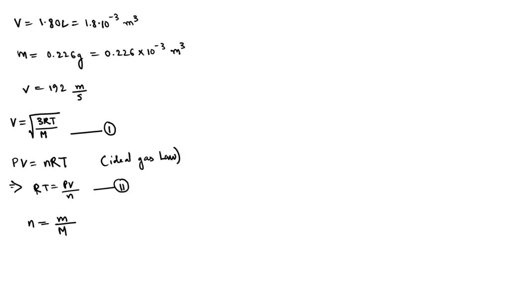 SOLVED: A container with volume 1.80 L is initially evacuated. Then it ...