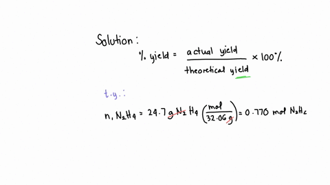 the-following-reaction-has-a-478-yield-n2h4-o2-n2-2h2o-calculate-the-actual-mass-of-water-that-will-form-if-247-g-of-n2h4-reacts-with-581-g-of-oxygen-gas-please-help-45994