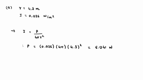 enerer-output-tuutb-by-measurement-you-determine-that-sound-waves-are-spreading-out-equally-in-all-directions-from-point-source-and-that-the-intensity-is-0026-wim-at-distance-0f-43-m-from-th-62204