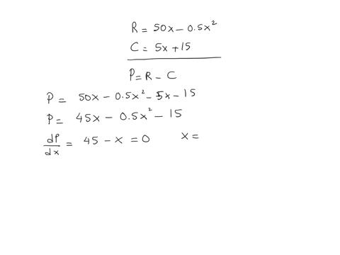 find-the-maximum-profit-and-the-number-of-units-that-must-be-produced-and-sold-in-order-to-yield-the-maximum-profit-assume-that-revenue-rx-and-cost-cx-producing-units-are-in-dollars_-rlx-50x-20635