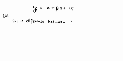 conceptual-questions-suppose-the-true-model-describing-the-rclationship-between-and-in-the-population-given-why-do-we-need-thc-stochastic-error-term-what-the-population-regression-function-p-78947