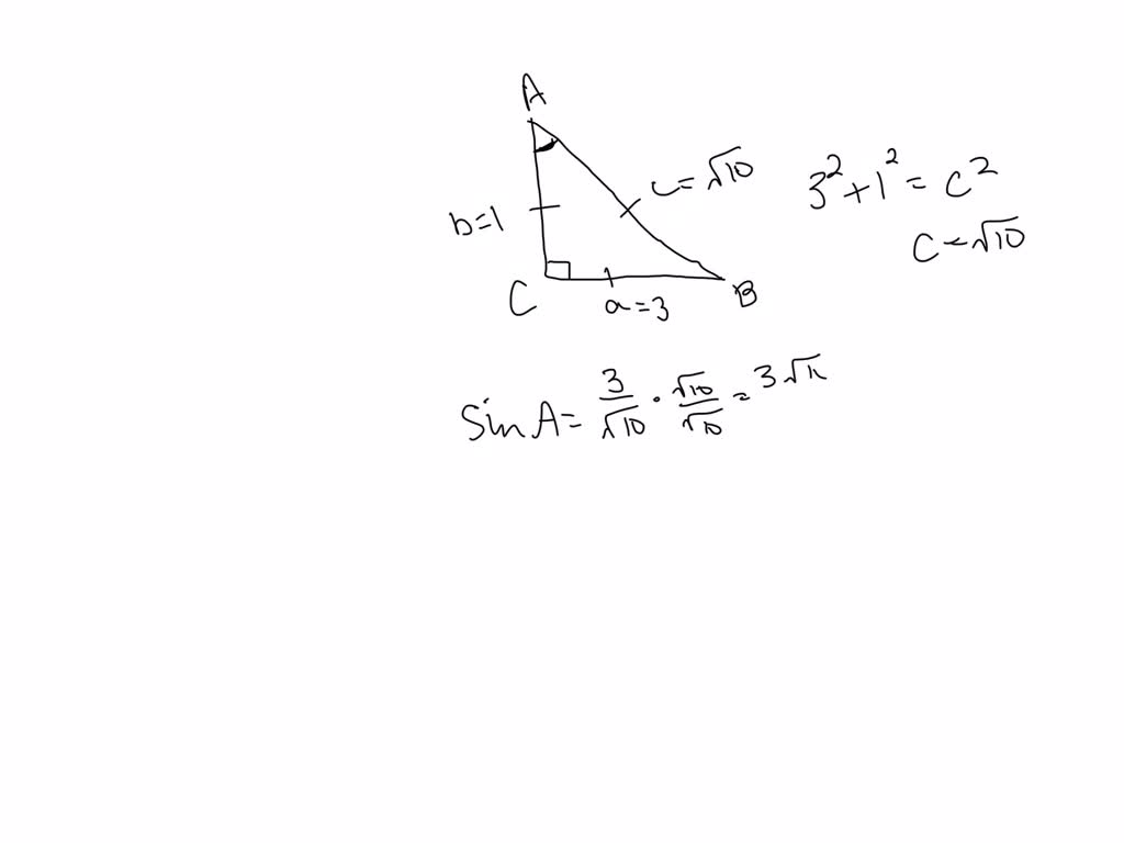 Solved The Following Problem Refers To Right Triangle Abc With C 90° Use The Given 8811