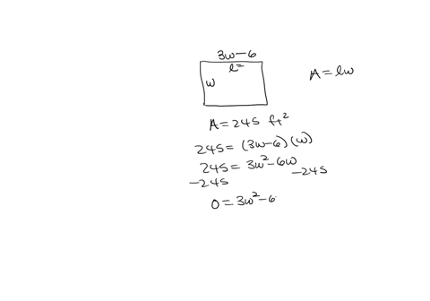the-length-of-a-rectangular-lot-is-6-feet-less-than-3-times-its-width-its-area-is-245-square-feet-its-width-is-feet-and-its-length-is-feet-round-answers-to-the-nearest-tenth-of-foot-27469