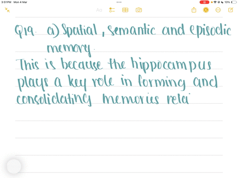 question-19-1-point-listen-the-hippocampus-is-crucial-to-the-functioning-of-________-memory-question-19-options-a-spatial-semantic-and-episodic-b-iconic-procedural-and-emotional-c-echoic-episodic-and