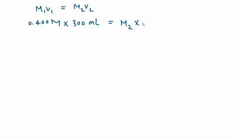 what-is-the-molarity-of-the-resulting-solution-when-300-ml-of-a-0400-m-solution-is-diluted-to-800-ml-41587