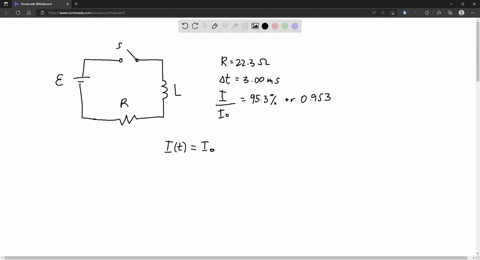 consider-the-rl-circuit-hown-in-the-figure-where-r-223-0-the-switch-s-is-closed-at-t-0-at-t-300-ms-the-current-has-reached-953-of-its-fina-value_-calculate-the-inductance-in-mh-mh-99254