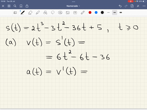the-given-function-represents-the-position-f-a-particle-traveling-along-a-horizontal-line_-st-2t3-3t2-36t-for-t2-0-find-the-velocity-and-acceleration-functions_-vt-at-determine-the-time-inte-67857
