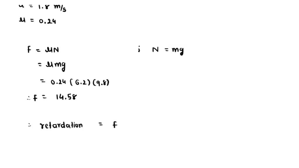 SOLVED A6.2 kg box is sliding across the floor with an initial