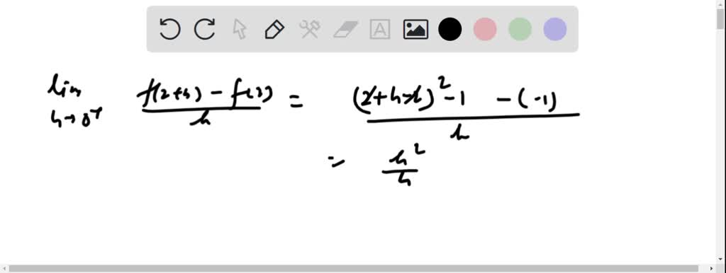 SOLVED: 'Compute the right-hand and left-hand derivatives as limits and ...