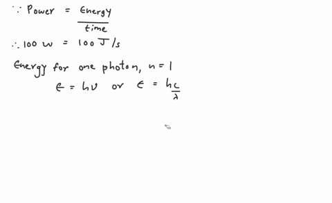a-100-watt-bulb-emits-monochromatic-light-of-wavelength-400-nm-calculate-the-number-of-photons-emitted-per-second-by-the-bulb-00274