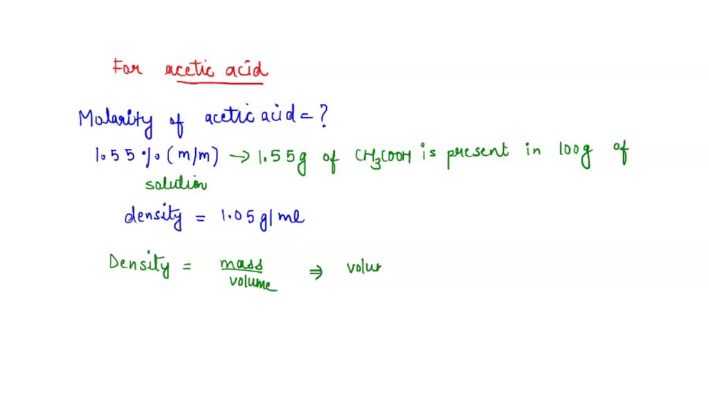 SOLVED How would the concentration of the vinegar solution be altered if the PIPET used to