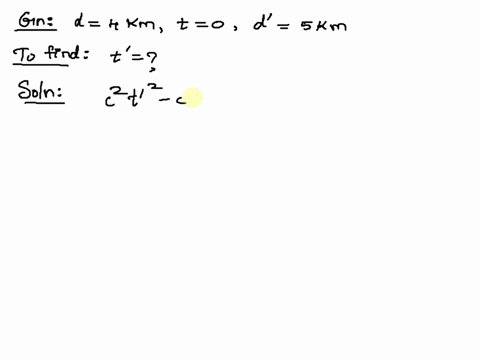 two-events-occur-in-an-inertial-system-k-at-the-same-time-but-4-km-apart-what-is-the-time-difference-measured-in-a-system-k-moving-parallel-to-these-two-events-when-the-distance-separation-o-53544