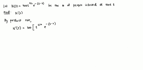 question-7-1-point-during-the-course-of-an-epidemic-assume-that-the-number-nt-of-people-infected-at-time-t-is-given-by-n-300t-_-e-t-3-where-t-is-measured-in-weeks-from-the-start-of-epidemic-95639